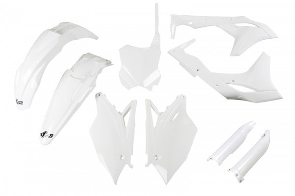 Full Plastic Kit white for Kawasaki KX 250 F (2018-20)
